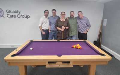 Plus Accounting Triumphs in Charity Pool Match Against Quality Care Group!